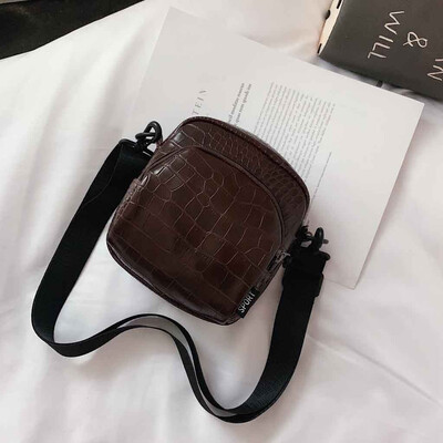 

Tailored Womens New Crocodile Pattern Shoulder Messenger Bag Fashion Simple Phone Bag