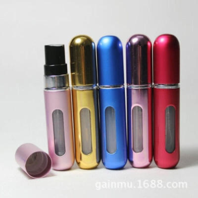 

1pc Pocket Refillable Perfume Scent Pump Atomizer Bottle Travel Spray 5ml