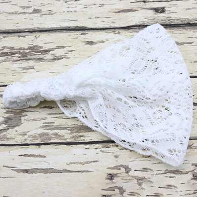 

1PC Women Cute Lace Head Hoop Turban Knotted Headband Bohemian Floral Lace Headband Head Wear Wedding