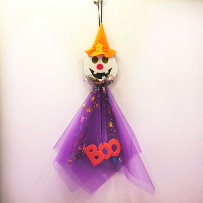 

Halloween Decoration Cartoon Shape Funny Cute Mesh Hanging Decoration Door Decor Hanging Ornament