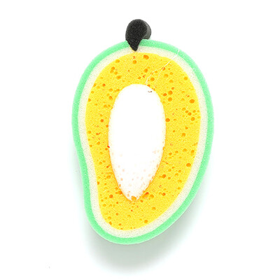

New Kitchen Tool Lovely Fruit Dish Washing Cleaning Cloth Gadget Sponge Scouring
