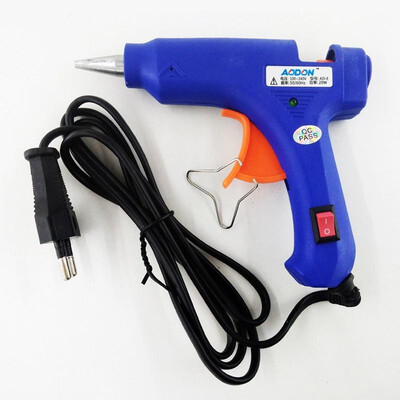 

Hot melt glue gun 20W glue gun small power small glue gun hot glue gun hot melt gun cross-border foreign trade explosion 20W GB pl