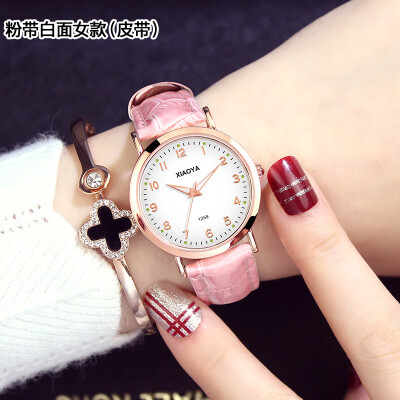 

Ladies watches women ins academic students Korean version of simple atmospheric trend waterproof students Mori couples mens watch