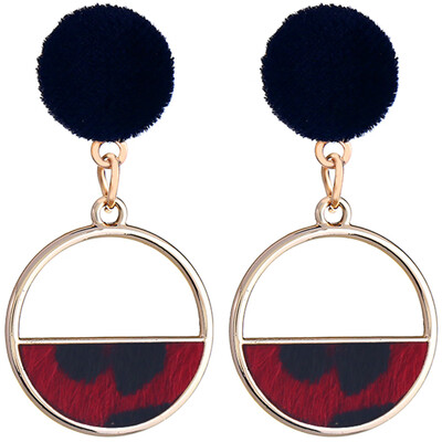 

Womens Retro Earrings Acrylic Large Hoop Earrings Fashion Jewelry