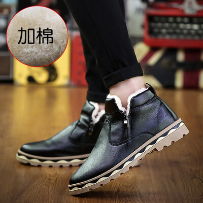 

Snow boots mens casual Martin boots trend mens boots plus cotton mens shoes