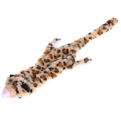 

TigerLeopard Print Plush Pet Dog Sound Toys Bite Resistant Chew Squeak Toy