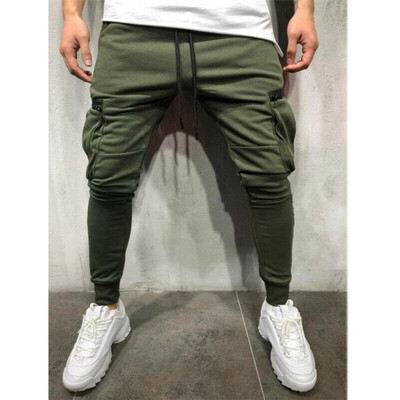 

SUNSIOM Men Sport Pants Long Trousers Tracksuit Fitness Workout Joggers Gym Sweatpants