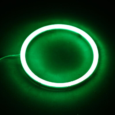 

1 Pair of COB Motorcycle Car LED Angel Eyes Headlight Halo Ring 80MM