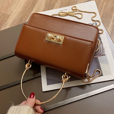 

Bag women 2019 new ins fashion casual handbag sequin chain shoulder slung small square bag