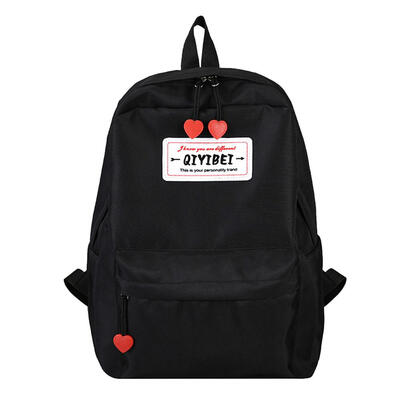 

Letter Travel Backpacks Women Nylon School Knapsack Large Capacity Rucksack