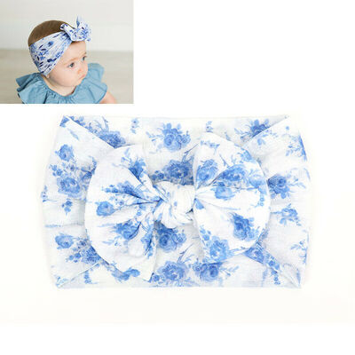 

Newborn Headwrap Baby Elastic Headband Nylon Hairband Headwear Girl Turban