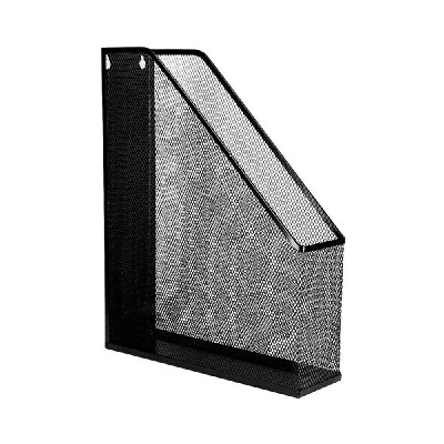 

Metal Mesh Magazine File Holder Desk Book Organizer Document Rack Office Accessary