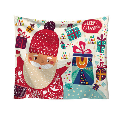 

〖Follure〗Christmas Fashion Tapestry Cartoon Pattern Style Decorative Tapestry Home Decor