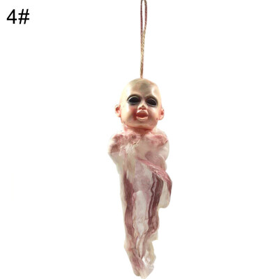 

Simulation Scary Ghost with Skull Face Hanging Halloween Party Decoration Props