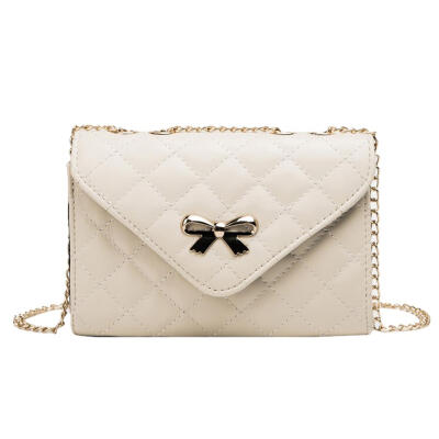 

Solid Color Clutch Shoulder Handbags Women Leather Chain Crossbody Bags