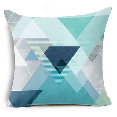 

〖Follure〗Geometric Pillow Case Waist Cushion Cover Sofa Home Decor