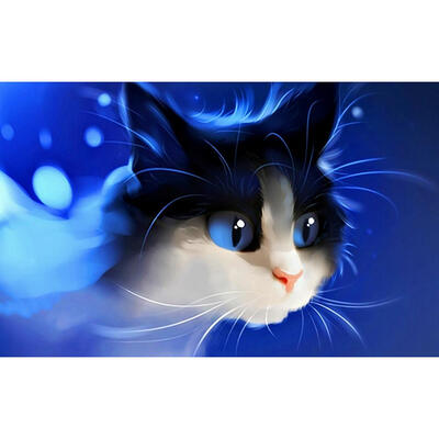 

5D DIY Full Drill Diamond Painting Cat Animal Cross Stitch Embroidery Kits