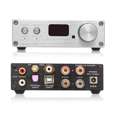 

FX-Audio D802C PRO Audio Power Amplifier Wireless Bluetooth 42 Support APTX NFC USB AUXOpticalCoaxial Pure Digital Audio Ampli
