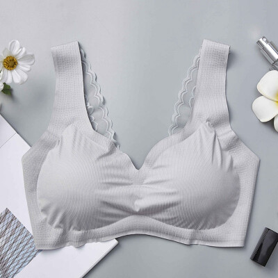 

2019 Seamless Lace Tube Top Underwear Pure Intimates bralette Sexy Sports Vest Lace Breathable Sleep Underwear Comfortable Bra