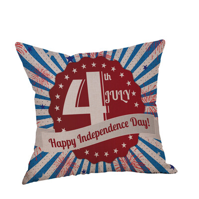 

Siaonvr Vintage American Flag Pillow Cases Linen Sofa Cushion Cover Home Decor