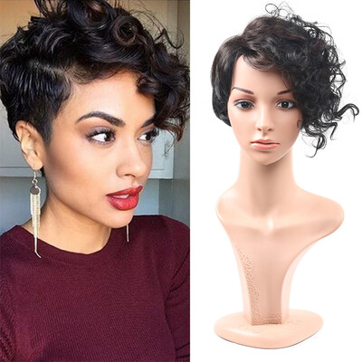 

〖Follure〗Womens Fashion Wig Black Synthetic Hair Long Wigs Wave Curly Wig