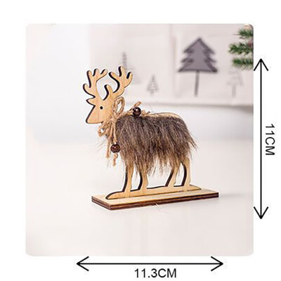 

Tailored Cute Wooden Felt Christmas Decorations Creative Home Decoration Ornaments