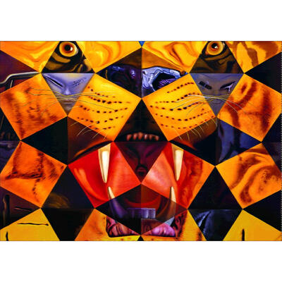 

5D DIY Full Drill Diamond Painting Abstract Tiger Cross Stitch Mosaic Craft