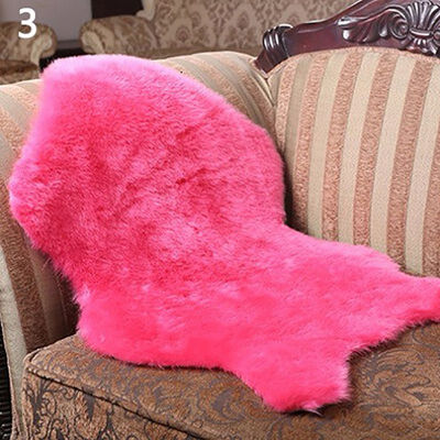 

Anti-Slip Soft Faux Sheepskin Rug Mat Carpet home Use Pad Chair Sofa Cover Home Decor