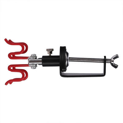 

Greensen Airbrush Holder Stand Holds 2 Airbrushes Clamp-On Table Mount Paint Hobby Kit
