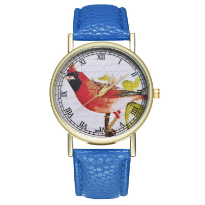 

Relogio Feminino Retro Style Lovely Cartoon chicken Leather Quartz Analog Women Watch Casual Lady Watch Quartz Wristwatches &Ff