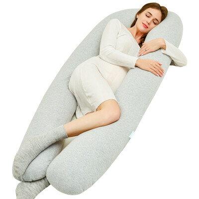

Jia Yunbao pregnant women pillow large U-shaped multi-functional waist side sleeper belt support stomach lift excellent sleep dawn whisper gray