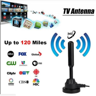 

120 Miles Range 22dBi High Gain Amplified Digital HDTV Indoor TV Antenna