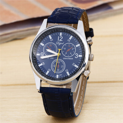 

Three-eye geneva belt watch Explosion models Geneva couple models three-eye quartz watch