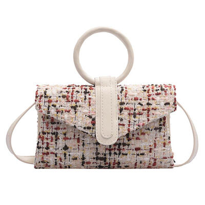 

Hit Color Shoulder Messenger Handbags Woven Women Crossbody Top-handle Bags