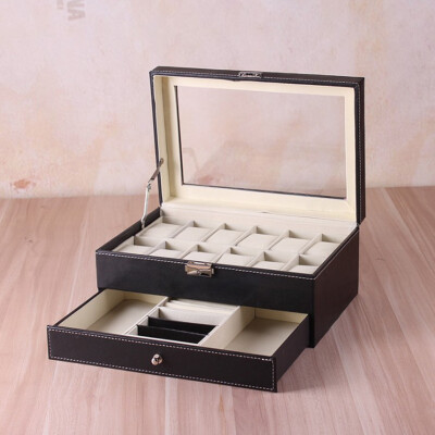 

〖Follure〗Jewelry Box Double-Layer Watch Box With Drawer Jewelry Jewelry Necklace