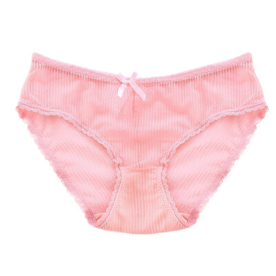 

Women Underwear Sexy Panties mesh Transparent Lace Thongs Ultra-thin Sexy Bragas Women Soft Briefs Bow Panty Hot Sale