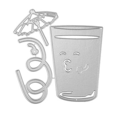 

Drinks Cutting Dies Stencils Scrapbook Embossing DIY Craft Album Card Gift