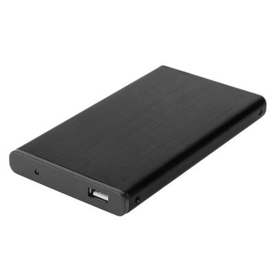 

25 Inch USB20 IDE HDD Hard Disk Drive Enclosure External Case wLED Light