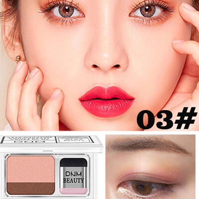 

Two Color Gradient Eye Shadow Palette Glitter Eyeshadow Makeup Waterproof Shimmer Glitter Nude Eye shadow cosmetic