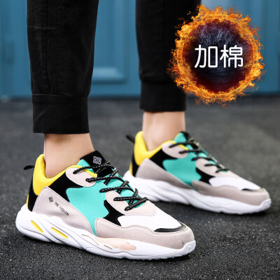 

Autumn&summer plus velvet mens shoes 2019 new net red shoes mens tide shoes wild Korean version of the trend of casual sports shoes