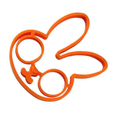 

Breakfast Silicone Rabbit Fried Egg Mold Pancake Ring Shaper Cooking Tools Kitchen Gadgets Kid Gift