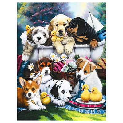 

Toponeto Embroidery Paintings Rhinestone Pasted DIY Diamond Painting Cross Stitch 5D