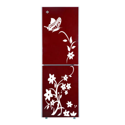 

Flower Rattan Butterfly Pattern PVC Removable Home Wall Fridge Sticker