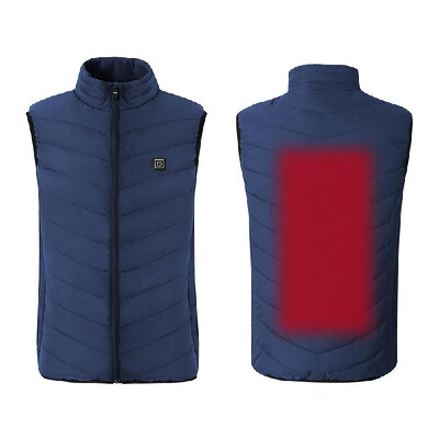 

2019 Electric USB Heated Warm Vest Security Intelligent Autumn&Winter Men Women Heating Coat Jacket for Motorcycle Travelling
