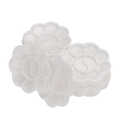 

20pcs Round Nail Polish Gel Palette Eyebrow Lip Tattoo Color Pigment Tray