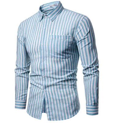 

Luxury Men Casual Dress Shirt Slim Fit T-Shirt Long Sleeve Button Down Shirts