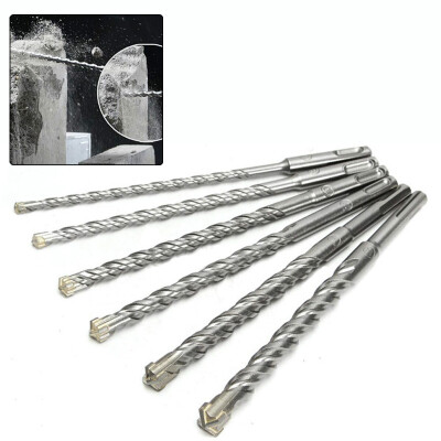 

6pcs 160mm Electric Hammer Drill Bits 68101214 16mm Cemented Carbide