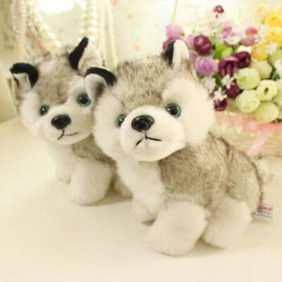 

18cm 7&quot Plush Doll Soft Toy Husky Dog Baby Kids Cute Stuffed Toys Gift GY