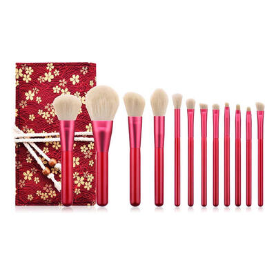 

12pcs Cosmetic Brushes Set Foundation Mixing Blush Eye Shadow Makeup Tools