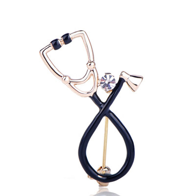 

Blucome Stethoscope Brooch Womens Fashion Medical Accessories 7227